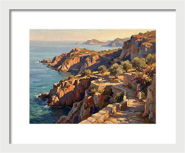 Cliffside Serenity Along The Mediterranean