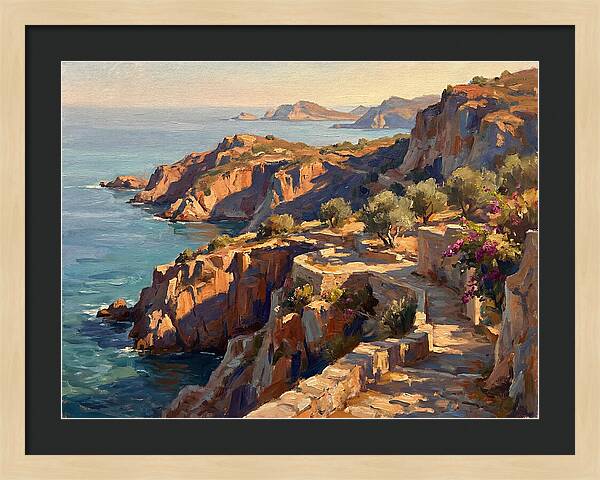 Cliffside Serenity Along The Mediterranean