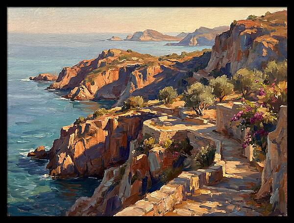 Cliffside Serenity Along The Mediterranean