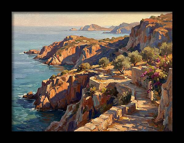 Cliffside Serenity Along The Mediterranean