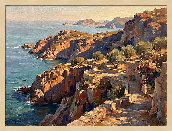 Cliffside Serenity Along The Mediterranean