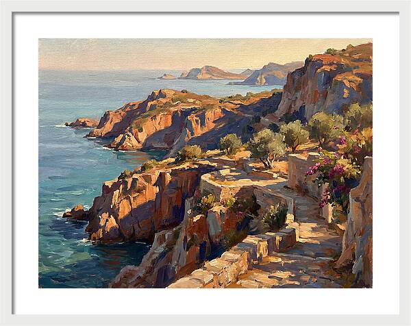 Cliffside Serenity Along The Mediterranean