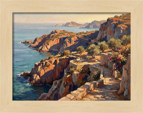 Cliffside Serenity Along The Mediterranean