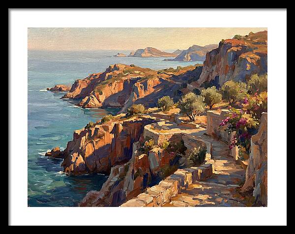 Cliffside Serenity Along The Mediterranean