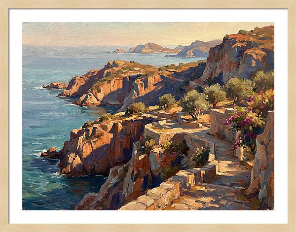 Cliffside Serenity Along The Mediterranean