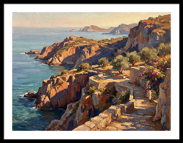 Cliffside Serenity Along The Mediterranean