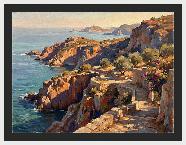 Cliffside Serenity Along The Mediterranean