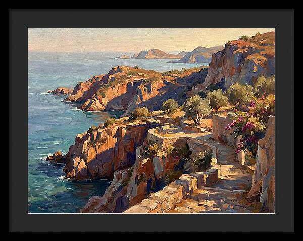 Cliffside Serenity Along The Mediterranean
