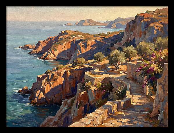Cliffside Serenity Along The Mediterranean