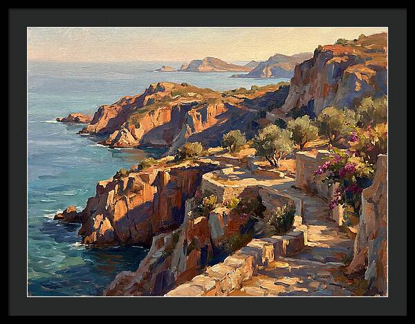 Cliffside Serenity Along The Mediterranean