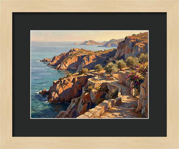 Cliffside Serenity Along The Mediterranean