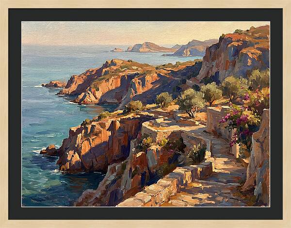 Cliffside Serenity Along The Mediterranean