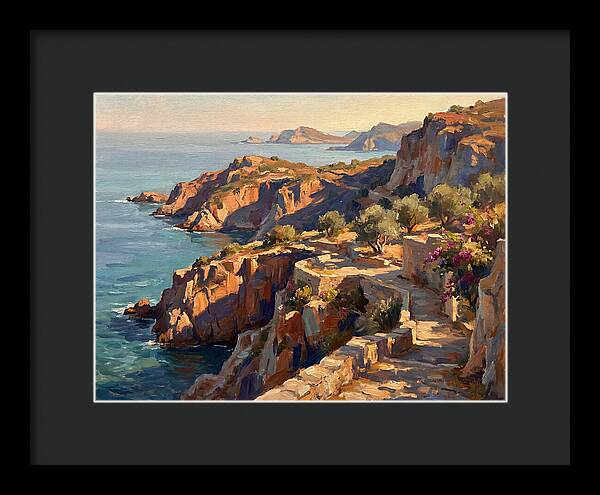 Cliffside Serenity Along The Mediterranean
