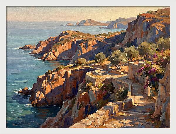Cliffside Serenity Along The Mediterranean
