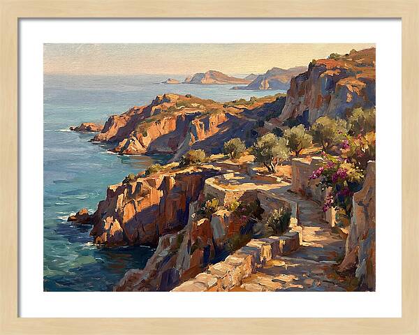 Cliffside Serenity Along The Mediterranean