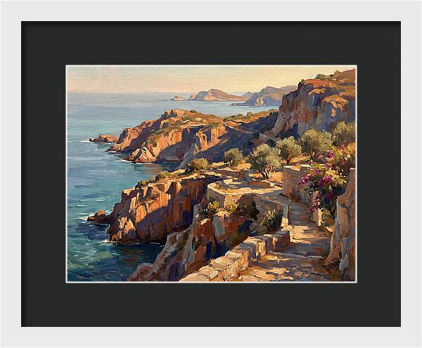 Cliffside Serenity Along The Mediterranean