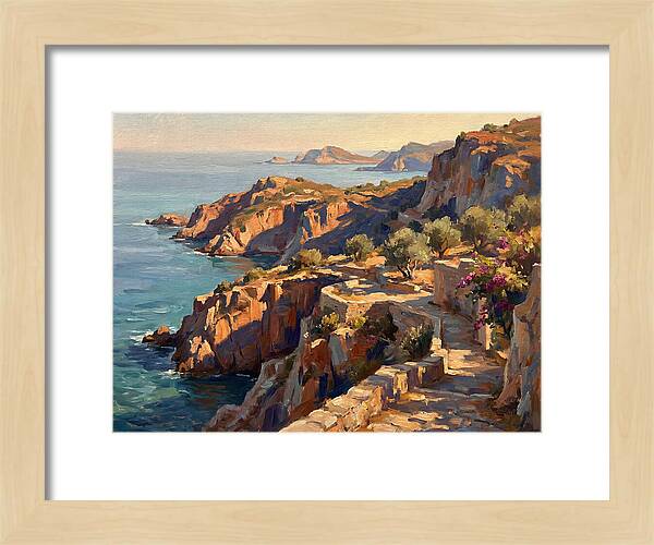 Cliffside Serenity Along The Mediterranean