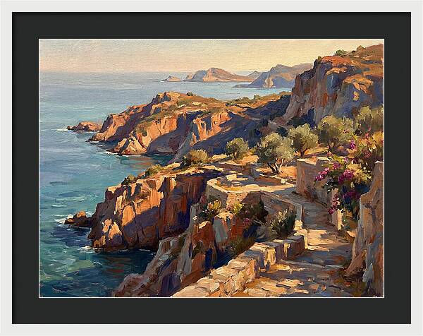 Cliffside Serenity Along The Mediterranean