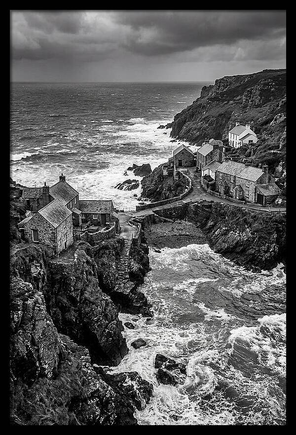 Cliffside Village By The Sea