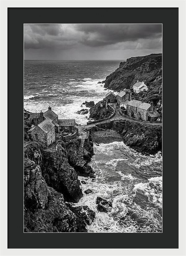 Cliffside Village By The Sea