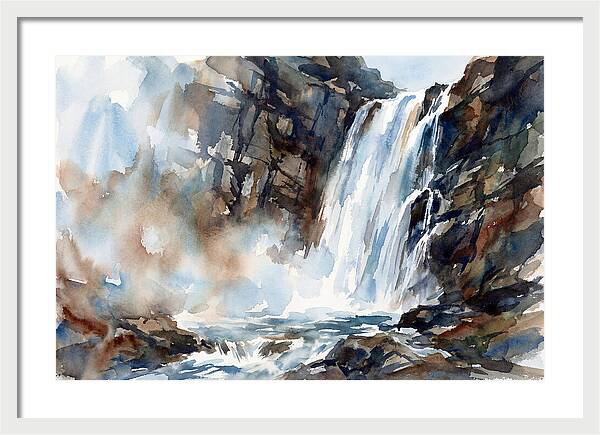 Cliffside Waterfall Serenity