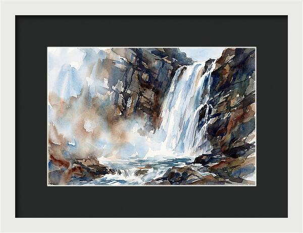 Cliffside Waterfall Serenity