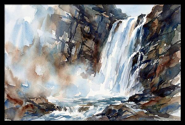 Cliffside Waterfall Serenity