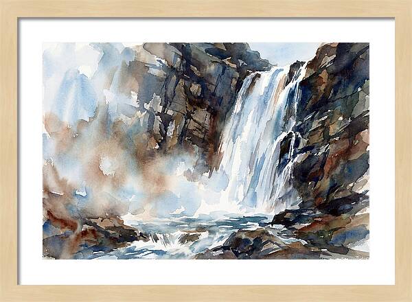 Cliffside Waterfall Serenity