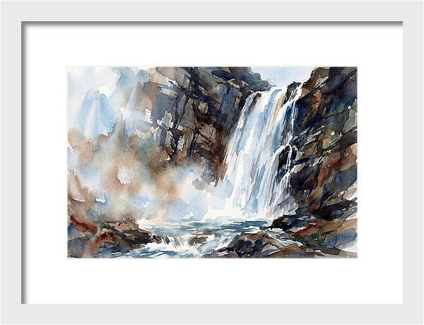 Cliffside Waterfall Serenity