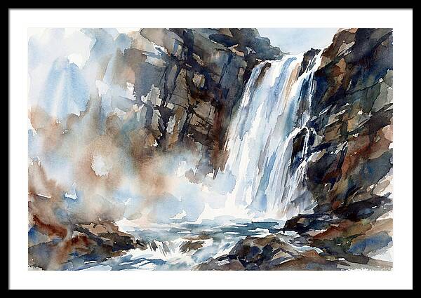 Cliffside Waterfall Serenity