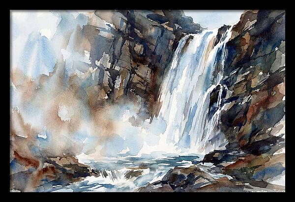 Cliffside Waterfall Serenity