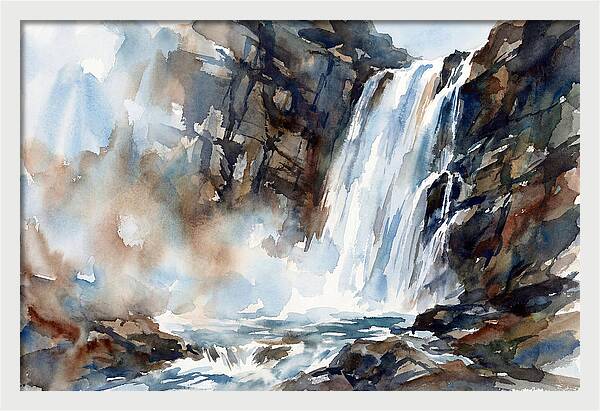 Cliffside Waterfall Serenity