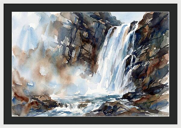 Cliffside Waterfall Serenity