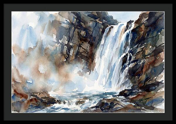 Cliffside Waterfall Serenity