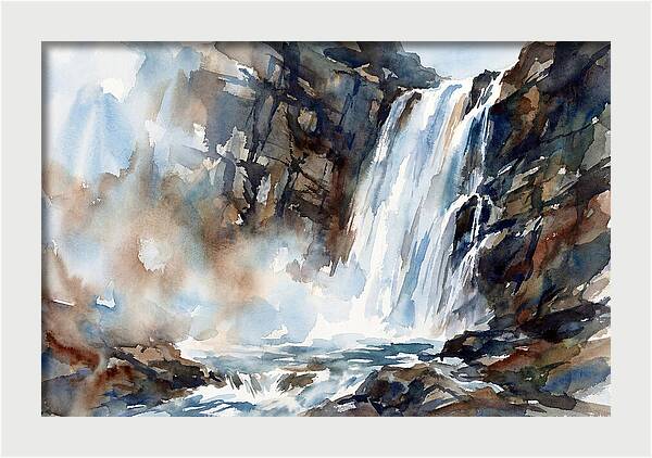 Cliffside Waterfall Serenity