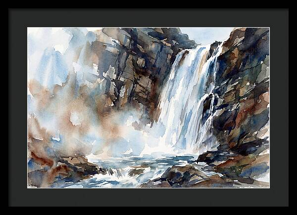 Cliffside Waterfall Serenity