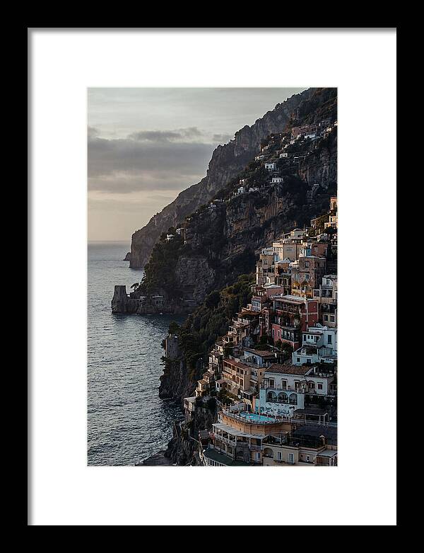Clifftop Serenity In Pastel Hues