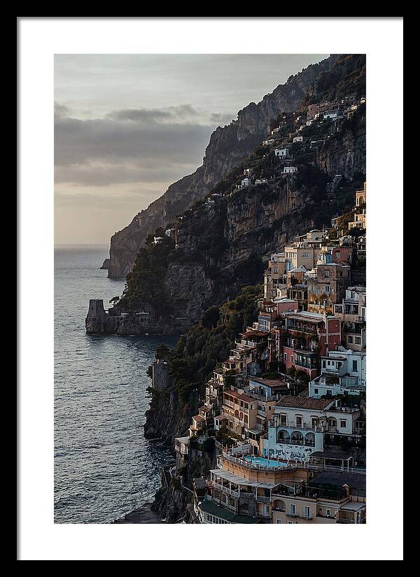 Clifftop Serenity In Pastel Hues