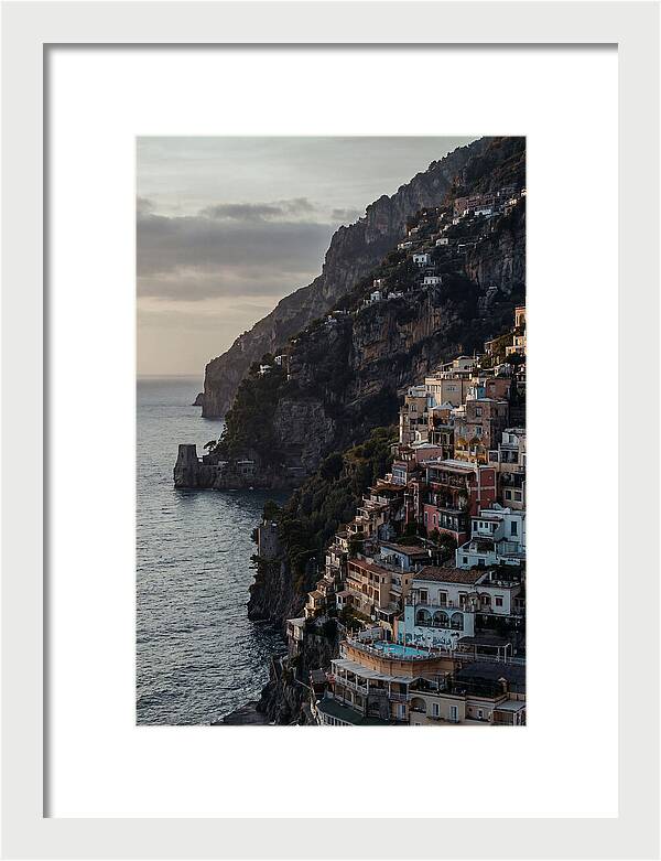 Clifftop Serenity In Pastel Hues