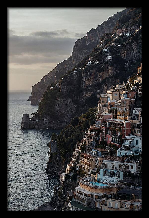 Clifftop Serenity In Pastel Hues