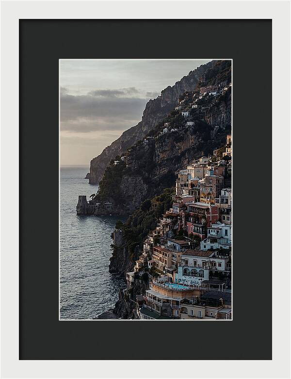 Clifftop Serenity In Pastel Hues