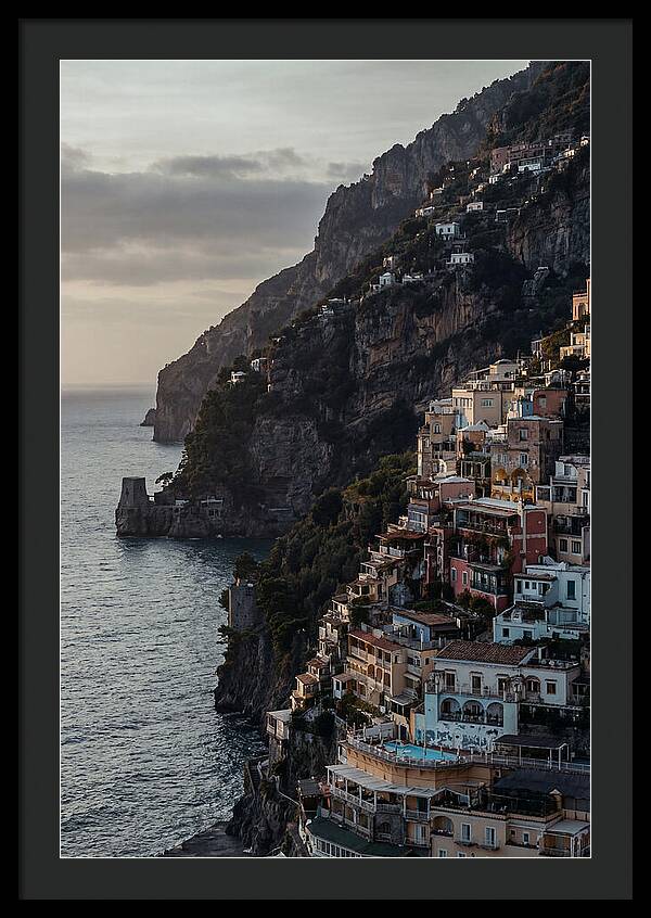 Clifftop Serenity In Pastel Hues