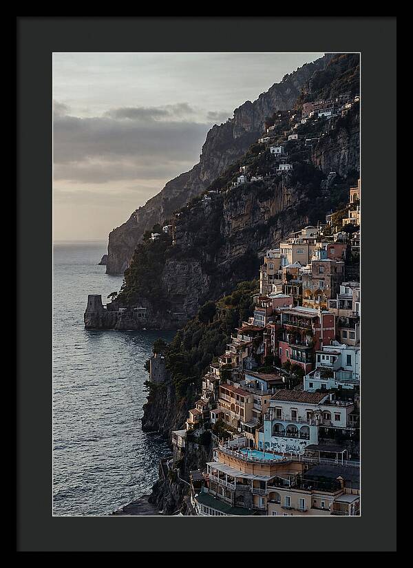 Clifftop Serenity In Pastel Hues