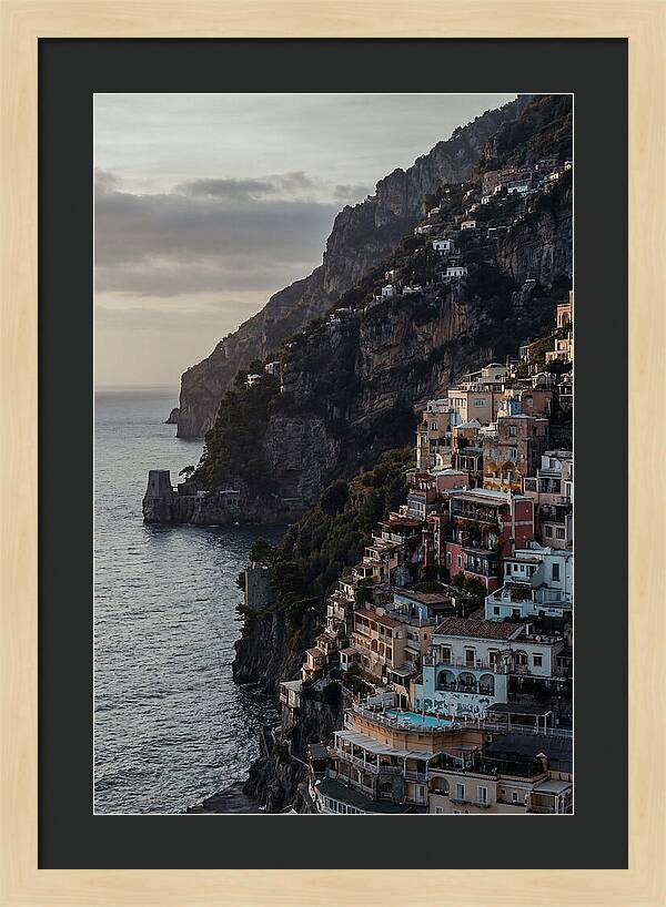 Clifftop Serenity In Pastel Hues