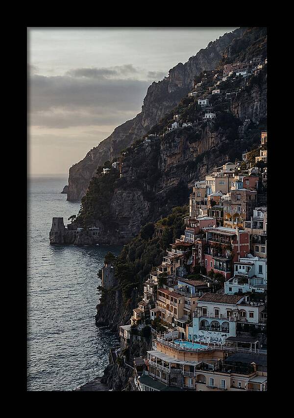 Clifftop Serenity In Pastel Hues