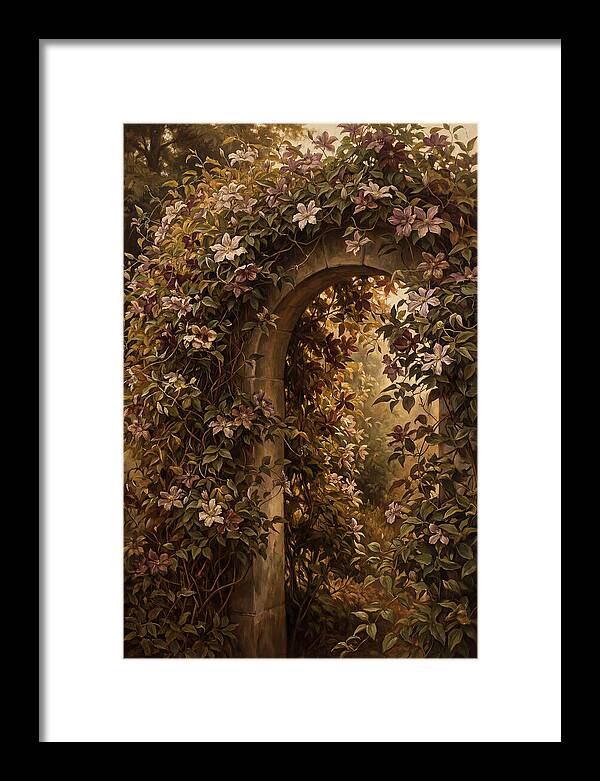 Climbing Clematis Archway