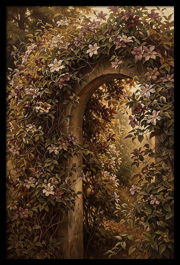 Climbing Clematis Archway