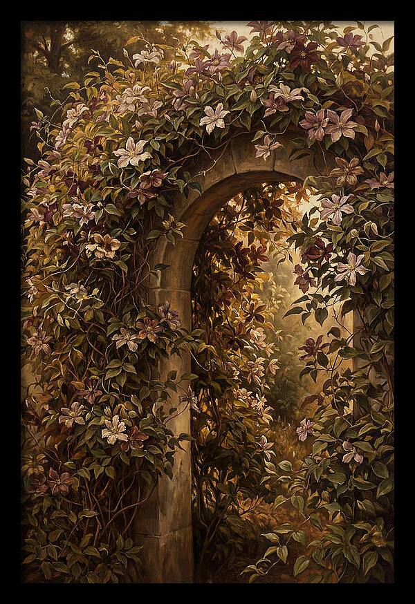 Climbing Clematis Archway