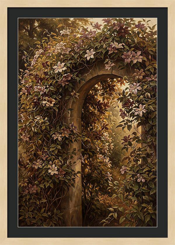 Climbing Clematis Archway
