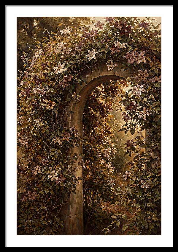 Climbing Clematis Archway